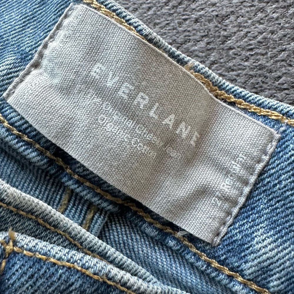 Everlane The Original Cheeky Cotton High Rise Skinny Light Wash Jeans Size 27 - Picture 4 of 7